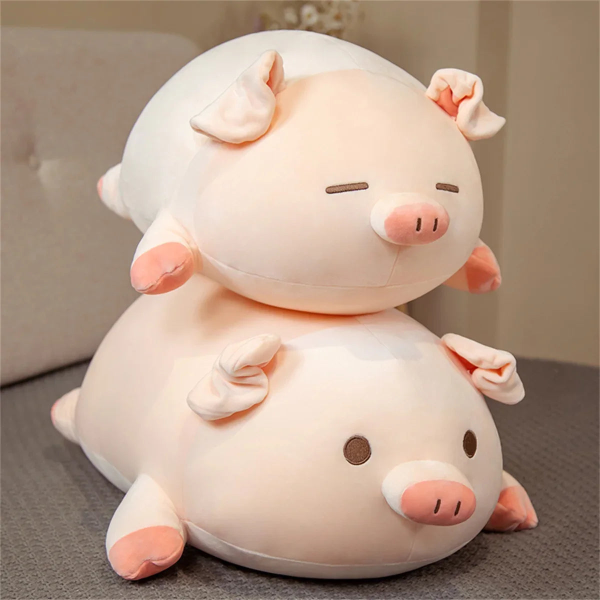 Peluche de Cerdito Kawaii – Cojín Suave y Esponjoso para Decoración y Regalo