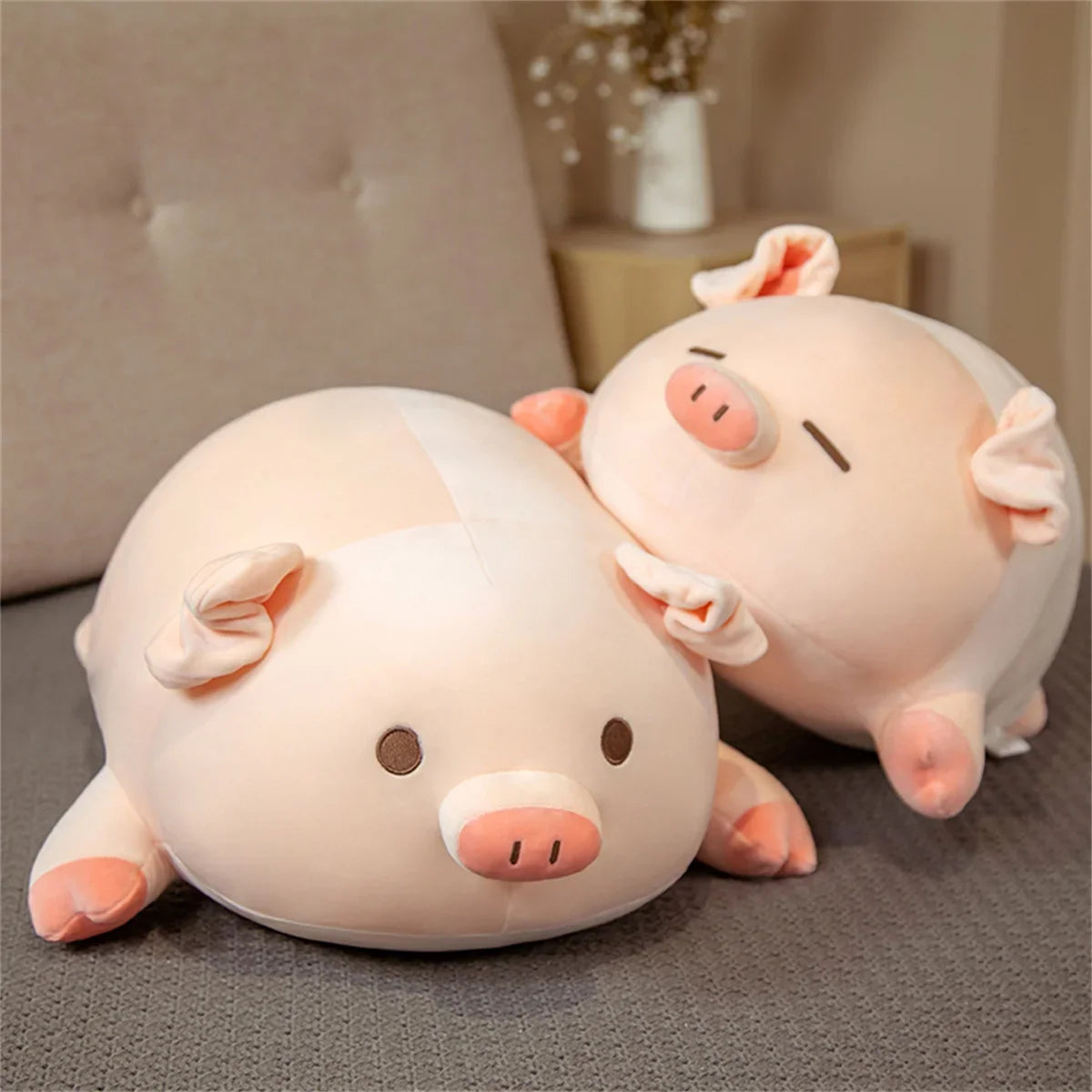 Peluche de Cerdito Kawaii – Cojín Suave y Esponjoso para Decoración y Regalo