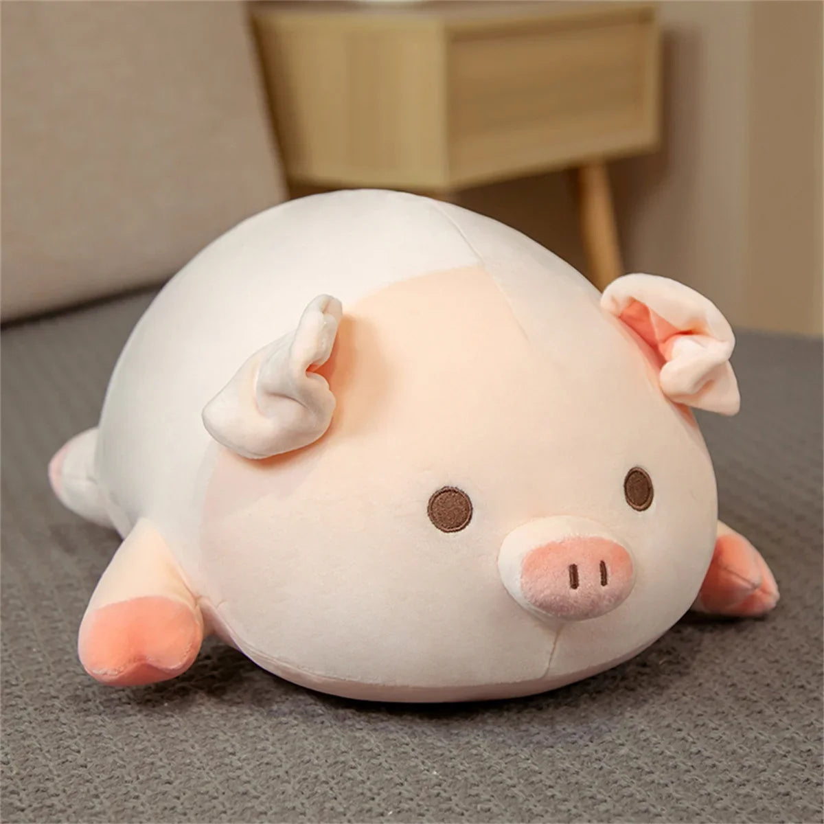 Peluche de Cerdito Kawaii – Cojín Suave y Esponjoso para Decoración y Regalo